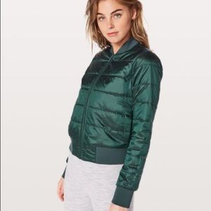Lululemon Reversible teal bomber